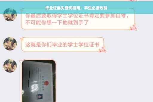 毕业证丢失查询指南，学生必备攻略