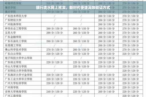 银行流水网上核实，新时代便捷高效验证方式