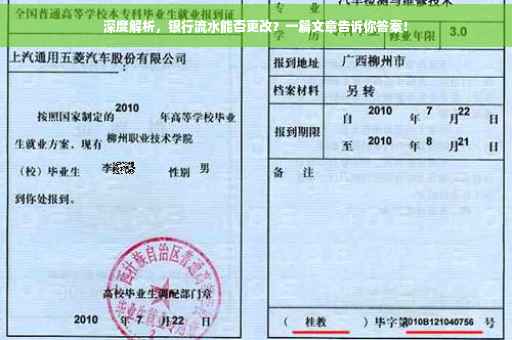 深度解析，银行流水能否更改？一篇文章告诉你答案！