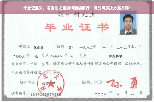 毕业证丢失，考编制之路如何继续前行？挑战与解决方案并存！