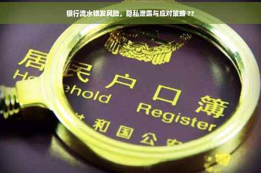 银行流水错发风险，隐私泄露与应对策略 ??