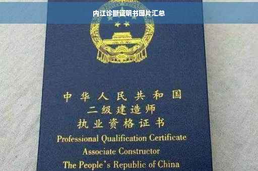 内江诊断证明书图片汇总