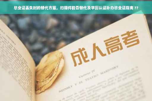 毕业证丢失时的替代方案，扫描件能否替代及学历认证补办毕业证指南 ??