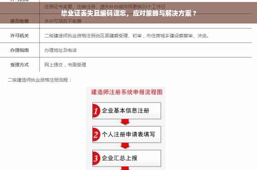 毕业证丢失且编码遗忘，应对策略与解决方案 ?