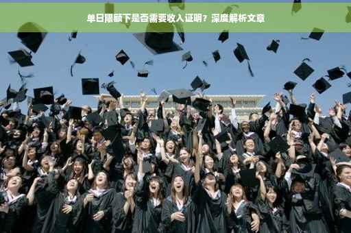 单日限额下是否需要收入证明？深度解析文章