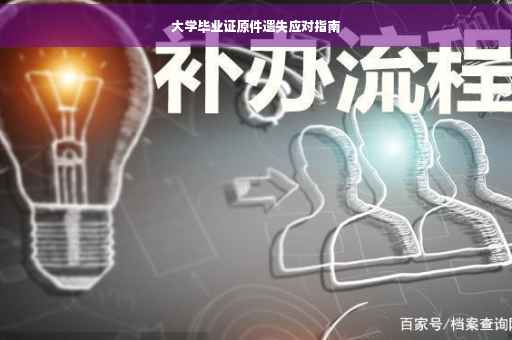 大学毕业证原件遗失应对指南