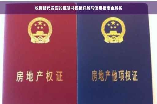 收据替代发票的证明书模板详解与使用指南全解析