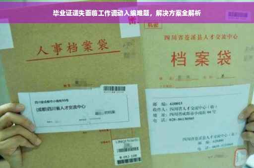 毕业证遗失面临工作调动入编难题，解决方案全解析