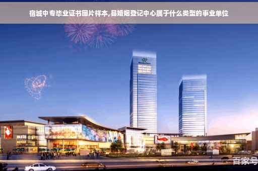 宿城中专毕业证书图片样本,县婚姻登记中心属于什么类型的事业单位