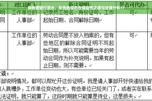 异地调银行流水，灰色地带的合规操作之道与法律分析??
