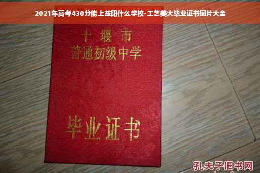 2021年高考430分能上益阳什么学校-工艺美大毕业证书图片大全