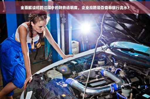 全面解读招聘过程中的财务透明度，企业应聘是否查看银行流水？
