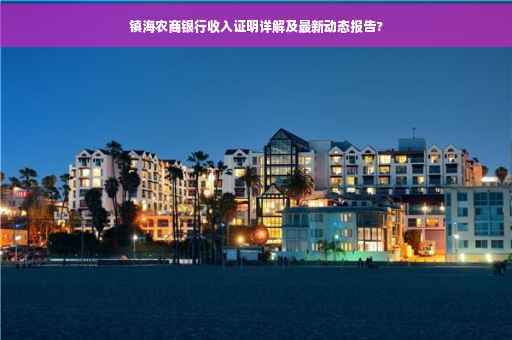 镇海农商银行收入证明详解及最新动态报告?