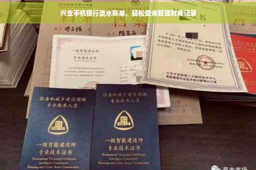 兴业手机银行流水账单，轻松查询管理财务记录