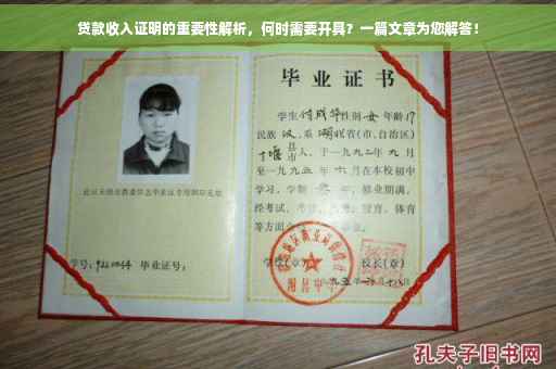 贷款收入证明的重要性解析，何时需要开具？一篇文章为您解答！