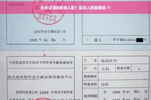 毕业证遗失影响入职？探究入职新路径 ??