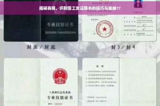揭秘真相，识别假工资证明书的技巧与策略??