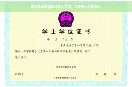 银行流水涵盖多样收入来源，工资流水并非唯一