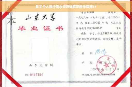 员工个人银行流水规范详解及操作指南??