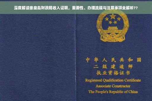 深度解读秦皇岛财政局收入证明，重要性、办理流程与注意事项全解析??