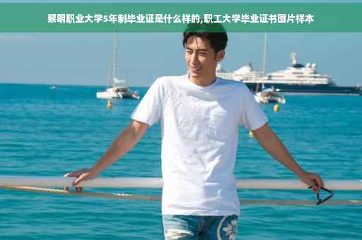 黎明职业大学5年制毕业证是什么样的,职工大学毕业证书图片样本