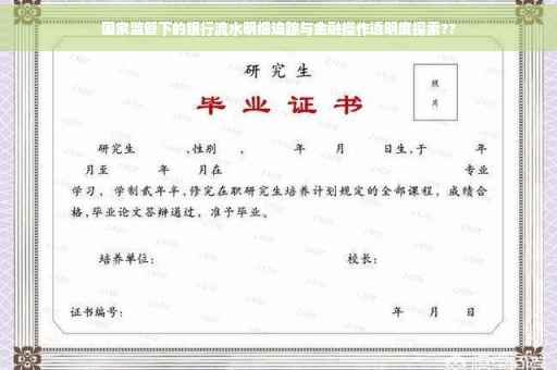 国家监管下的银行流水明细追踪与金融操作透明度探索?? 国家监管下的银行流水明细追踪与金融操作透明度探索??