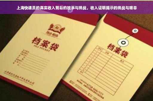 上海快递员的真实收入背后的故事与挑战，收入证明揭示的挑战与艰辛