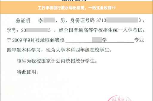 工行手机银行流水导出指南，一站式全攻略??