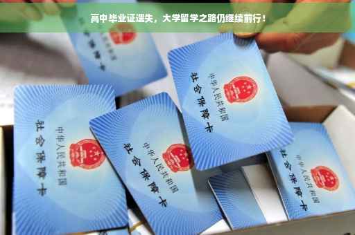 高中毕业证遗失，大学留学之路仍继续前行！