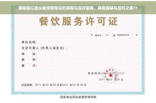揭秘银行流水被传唤背后的真相与应对策略，真相揭秘与应对之道??