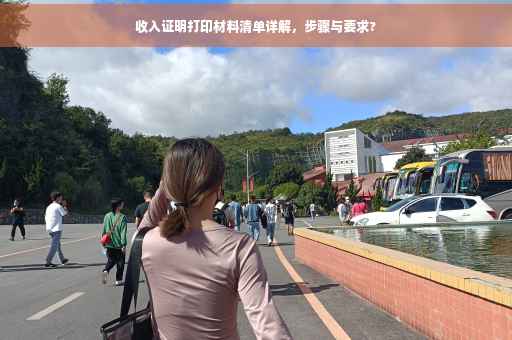 收入证明打印材料清单详解，步骤与要求?