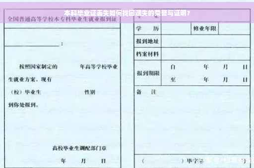 本科毕业证丢失如何找回遗失的荣誉与证明？