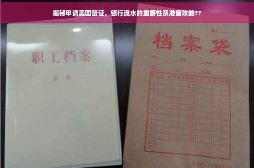 揭秘申请美国签证，银行流水的重要性及准备攻略??