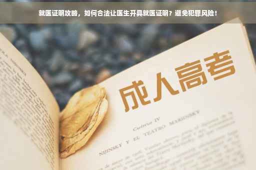 就医证明攻略，如何合法让医生开具就医证明？避免犯罪风险！