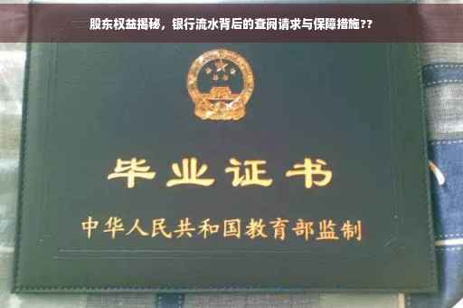 股东权益揭秘，银行流水背后的查阅请求与保障措施??