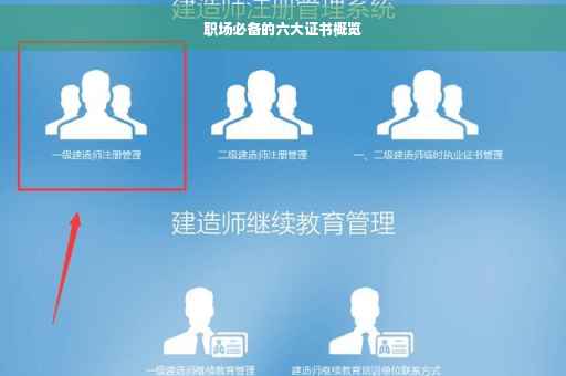 职场必备的六大证书概览
