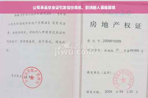 公司弄丢毕业证引发信任危机，职场新人面临困境