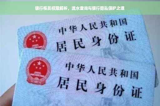银行柜员权限解析，流水查询与银行隐私保护之道