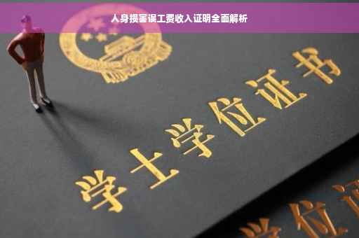 人身损害误工费收入证明全面解析