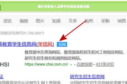 建行贷款收入证明书开具全流程详解