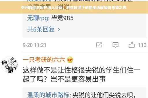 忻州保德贫困户收入证明，脱贫攻坚下的新生活展望与希望之光