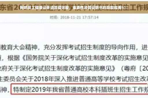网吧员工健康证申请流程详解，重要性及其证明书的获取指南?⚡️