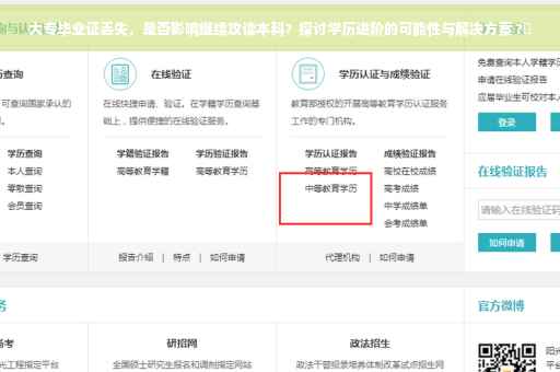 大专毕业证丢失，是否影响继续攻读本科？探讨学历进阶的可能性与解决方案 ?✨