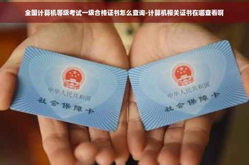 全国计算机等级考试一级合格证书怎么查询-计算机相关证书在哪查看啊 全国计算机等级考试一级合格证书怎么查询-计算机相关证书在哪查看啊