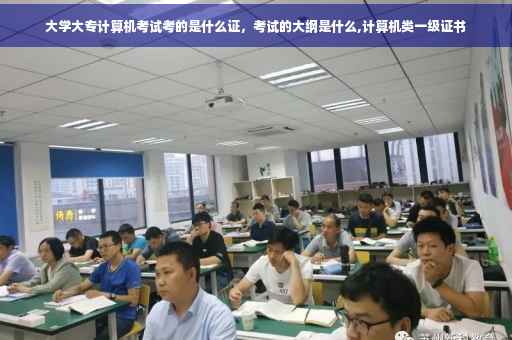 大学大专计算机考试考的是什么证，考试的大纲是什么,计算机类一级证书