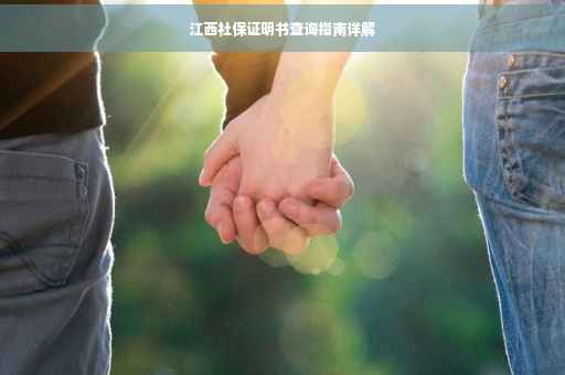 江西社保证明书查询指南详解