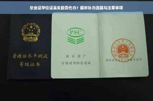 毕业证学位证丢失能否代办？解析补办流程与注意事项