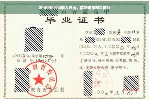 如何证明公司收入过高，解析与策略指南??