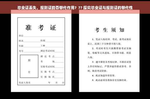 毕业证丢失，报到证能否替代作用？?? 探究毕业证与报到证的替代性