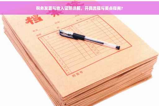 税务发票与收入证明详解，开具流程与要点指南?
